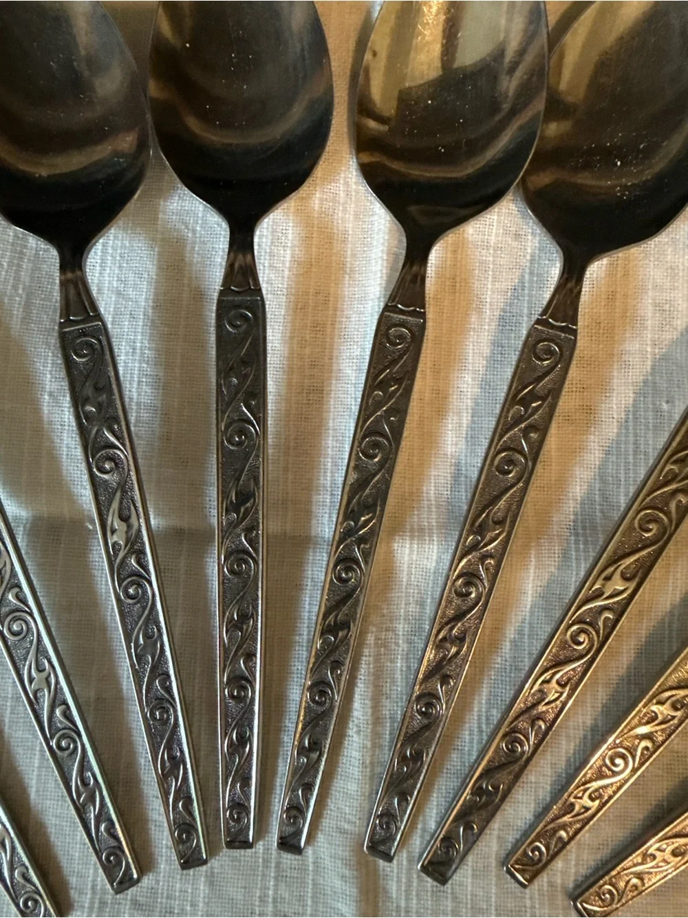 Vintage Oxford Hall Palo Alto Stainless-Steel Tablespoons Set of 10